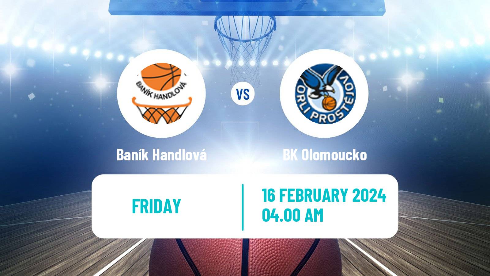 Basketball Czech Slovak Cup Basketball Baník Handlová - Olomoucko
