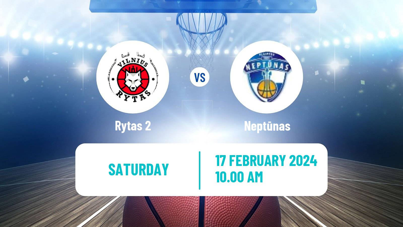 Basketball Lietuvos NKL Rytas 2 - Neptūnas