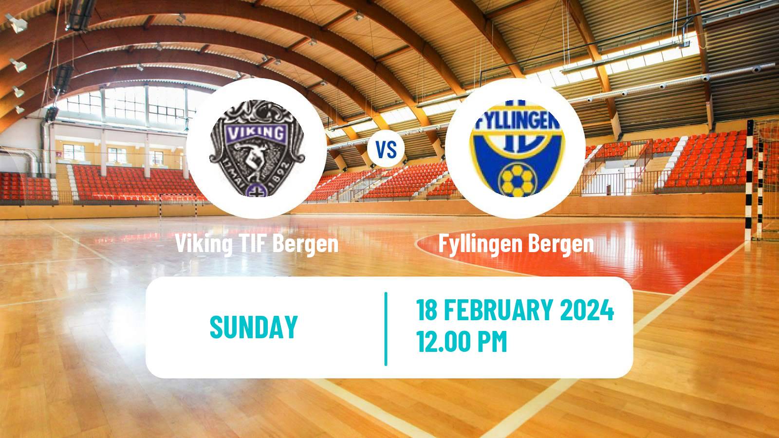 Handball Norwegian Eliteserien Handball Viking TIF Bergen - Fyllingen Bergen