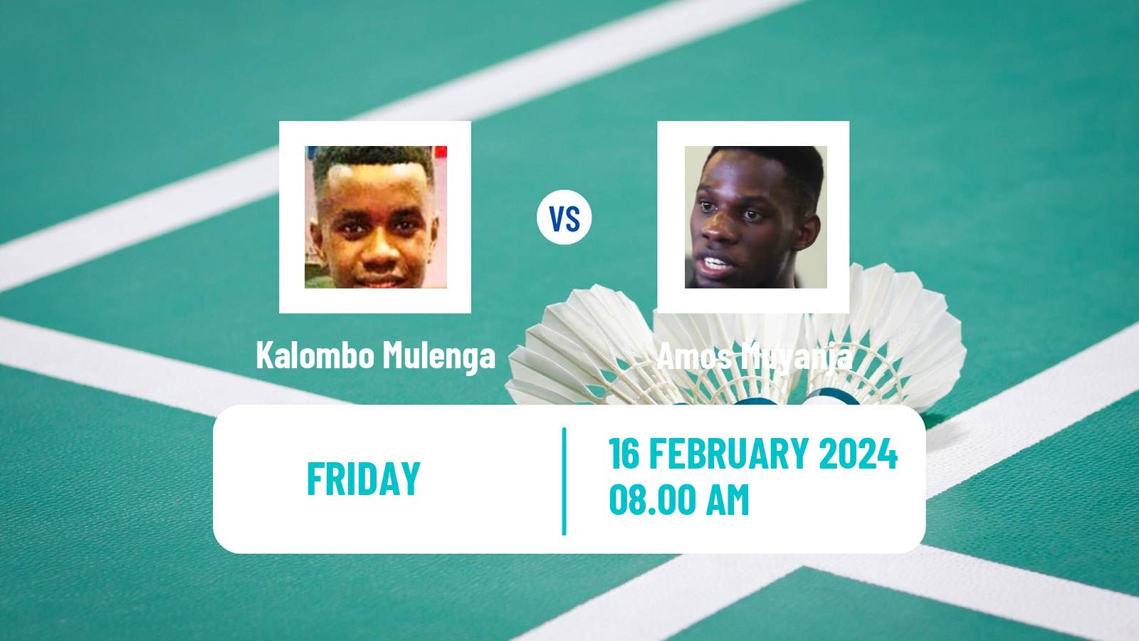 Badminton BWF Africa Championships Men Kalombo Mulenga - Amos Muyanja