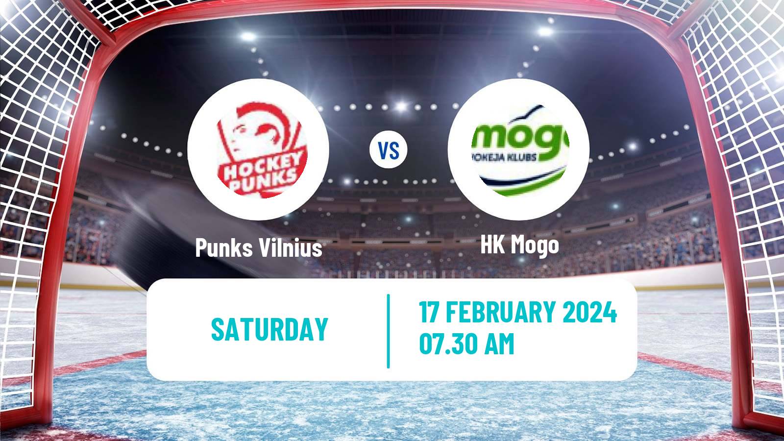 Hockey Latvian Hokeja Liga Punks Vilnius - Mogo
