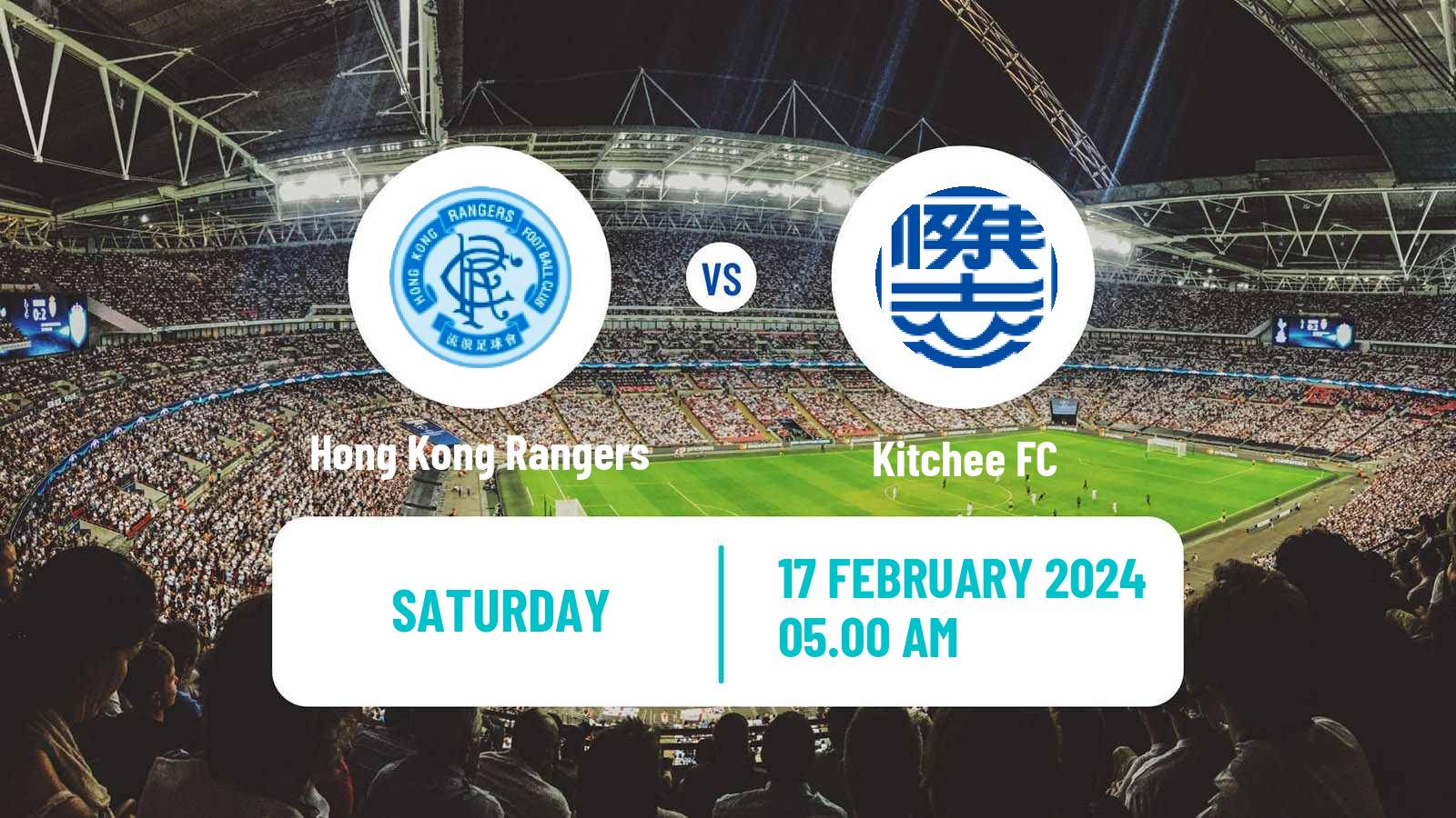 Soccer Hong Kong Premier League Hong Kong Rangers - Kitchee