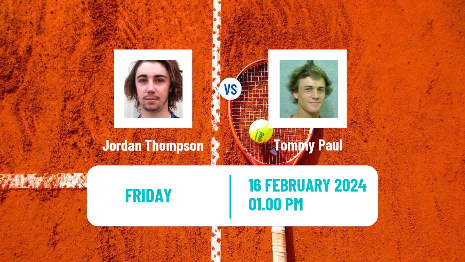 Tennis ATP Delray Beach Jordan Thompson - Tommy Paul