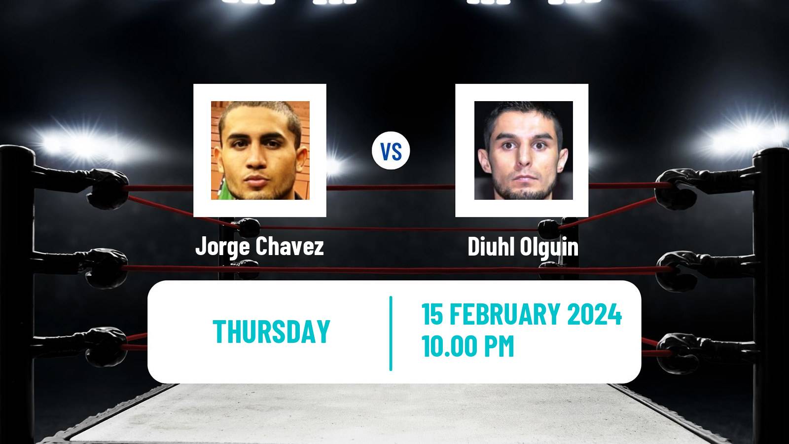 Boxing Featherweight Others Matches Men Jorge Chavez - Diuhl Olguin