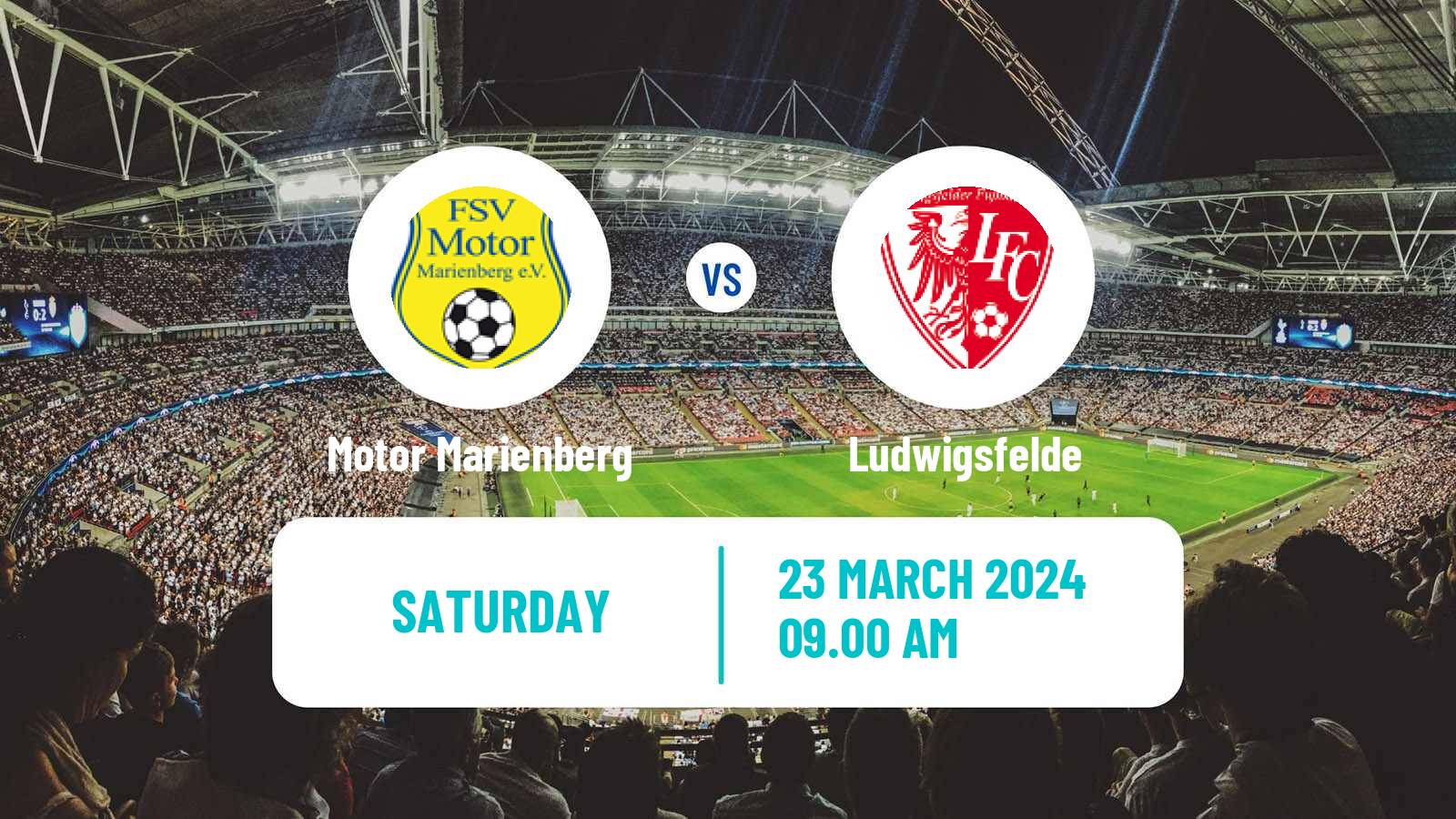 Soccer German Oberliga NOFV- Süd Motor Marienberg - Ludwigsfelde