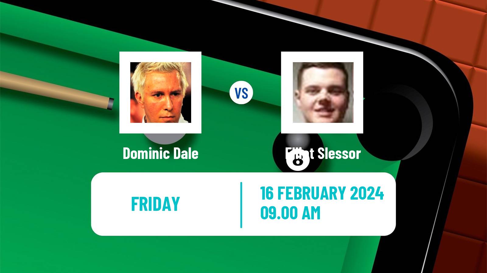Snooker Welsh Open Dominic Dale - Elliot Slessor
