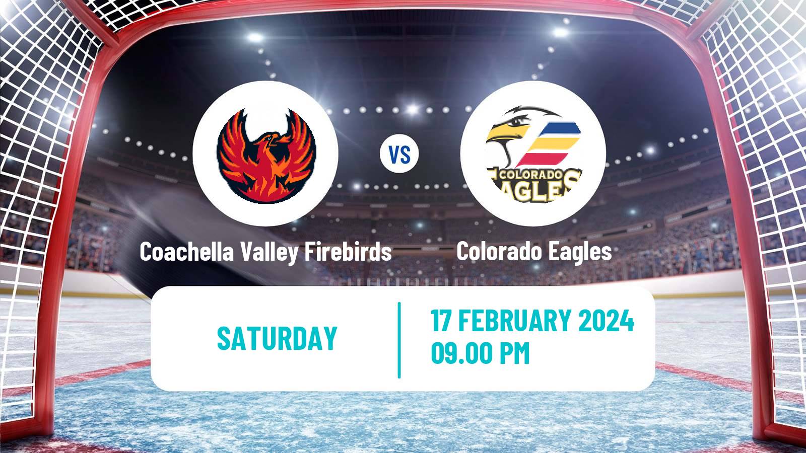 Hockey AHL Coachella Valley Firebirds - Colorado Eagles