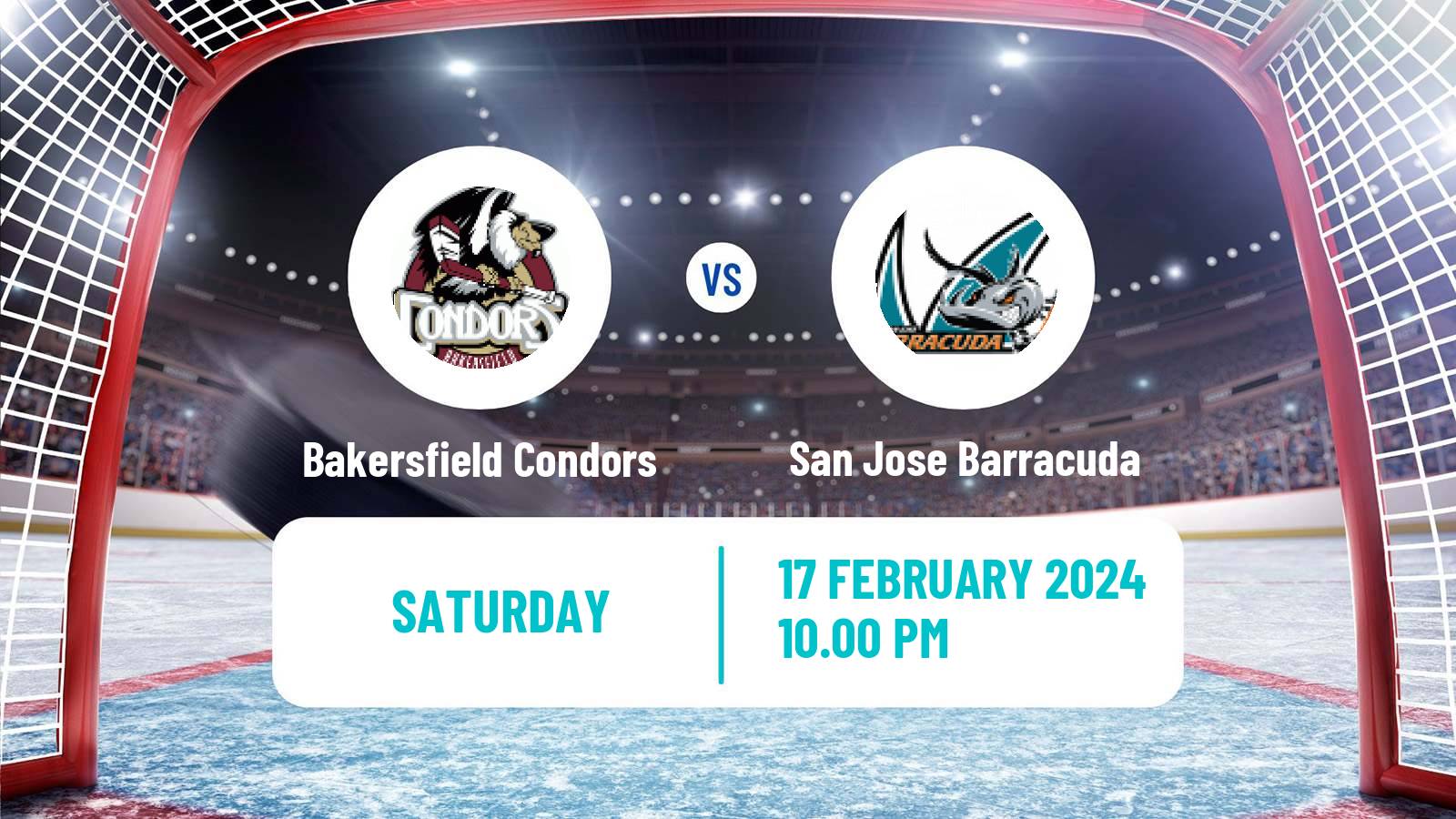 Hockey AHL Bakersfield Condors - San Jose Barracuda