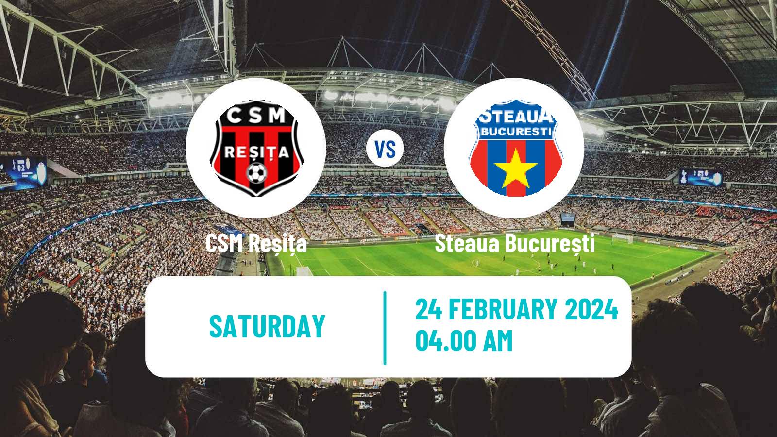 Soccer Romanian Division 2 Reșița - Steaua București