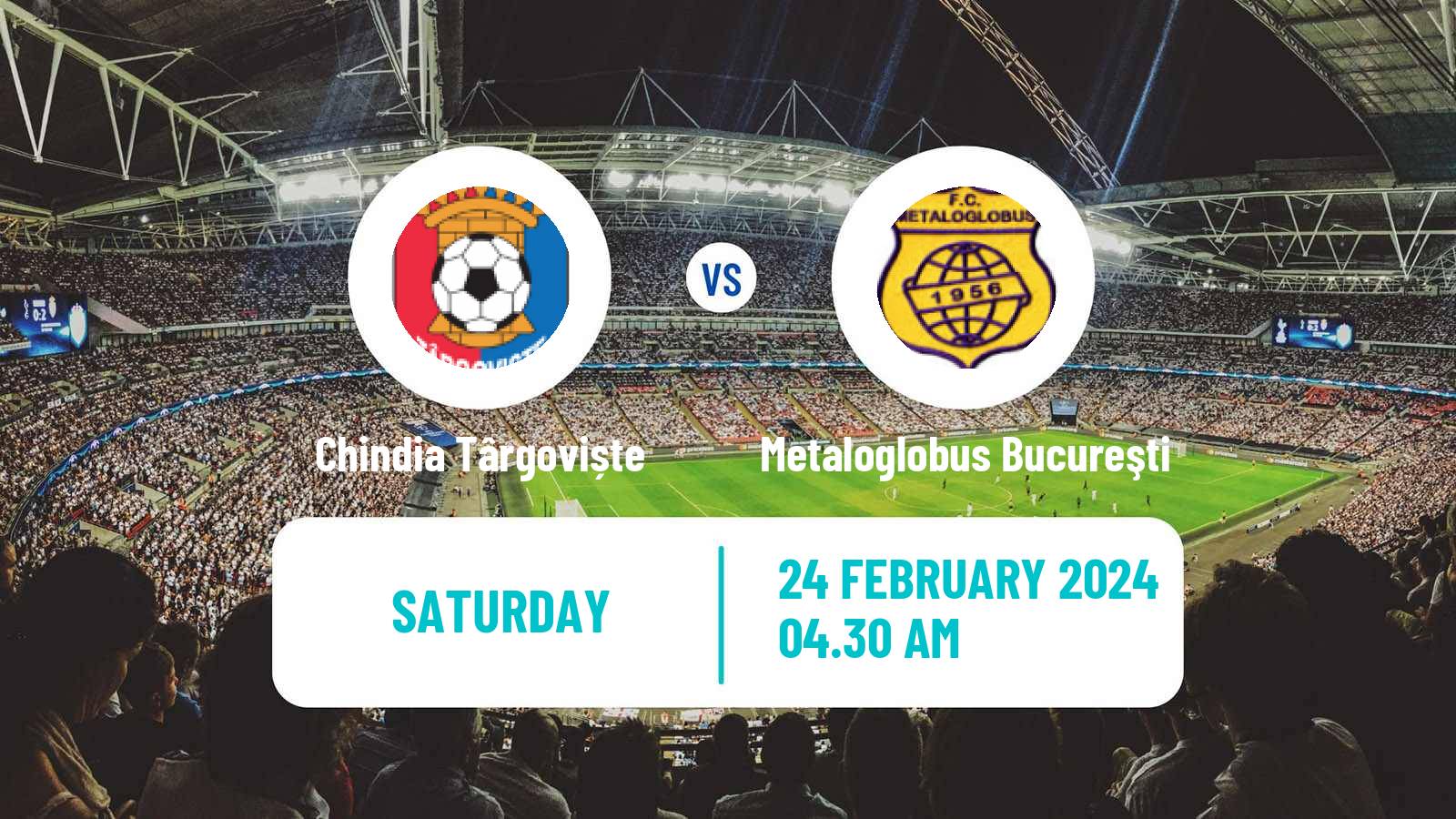 Soccer Romanian Division 2 Chindia Târgoviște - Metaloglobus Bucureşti