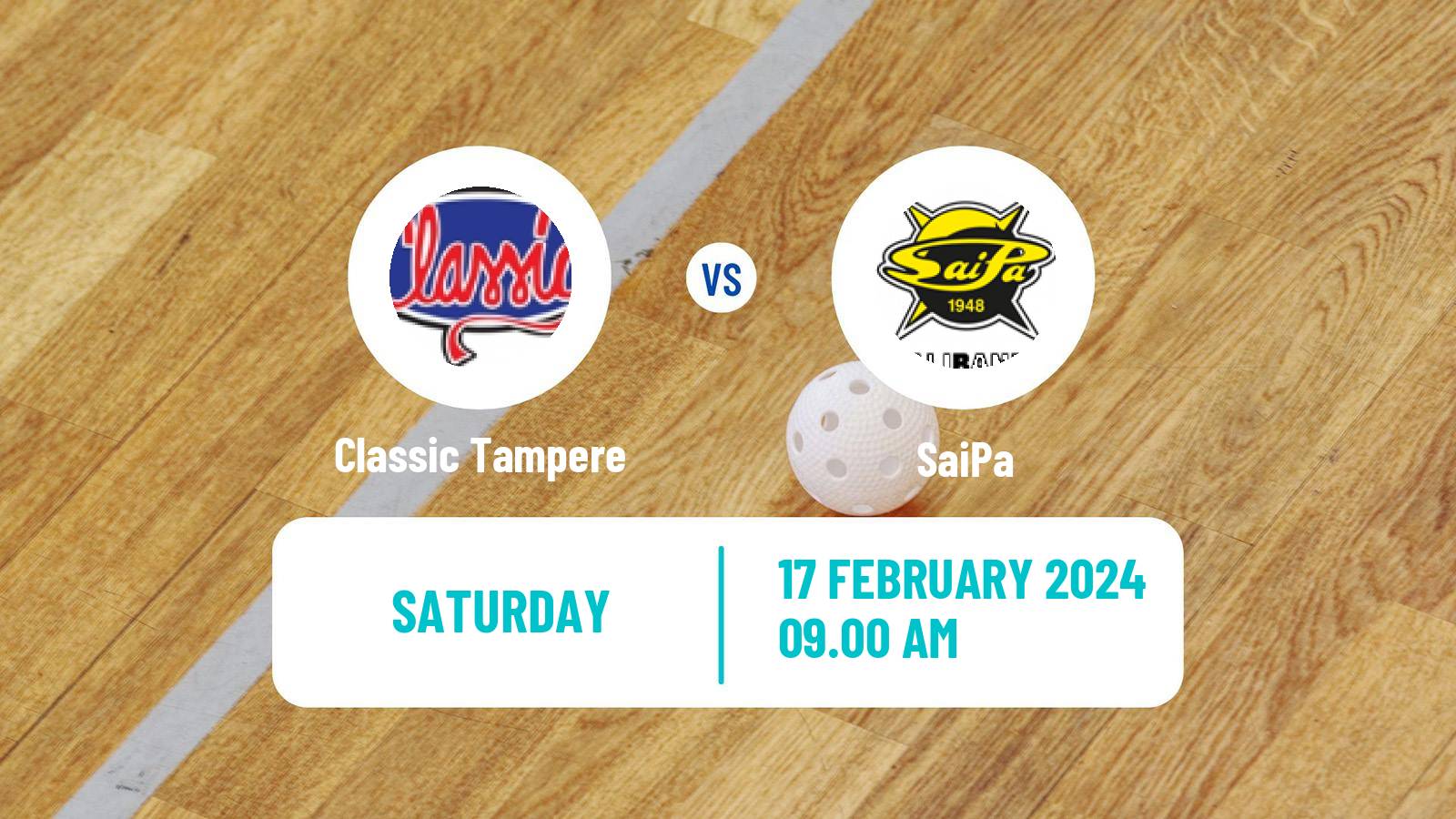 Floorball Finnish F-Liiga Women Classic Tampere - SaiPa