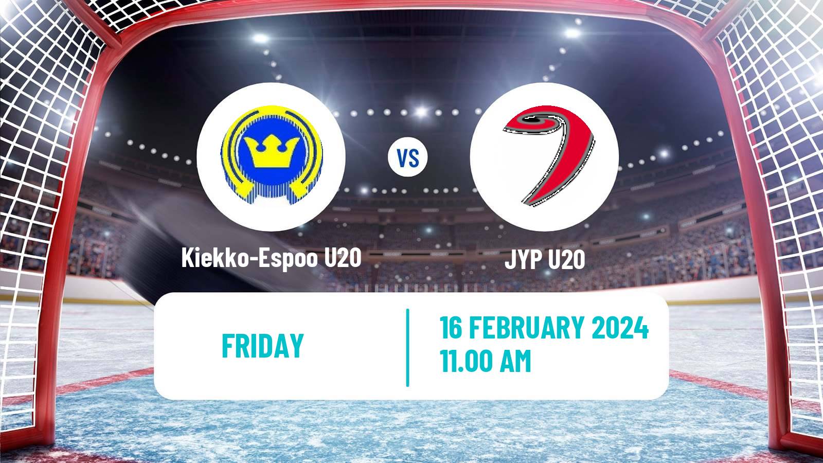 Hockey Finnish SM-sarja U20 Kiekko-Espoo U20 - JYP U20