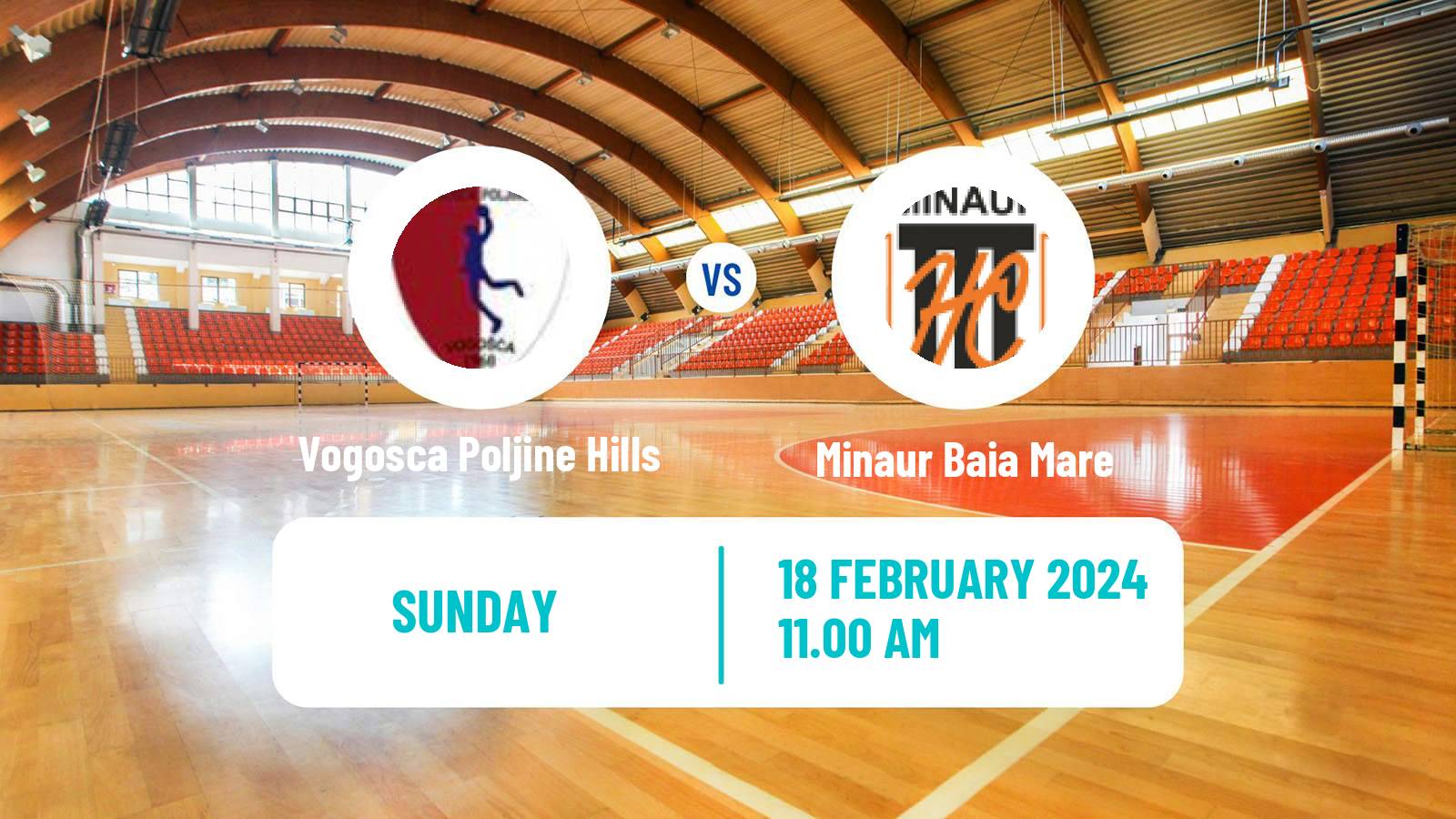 Handball EHF European Cup Vogosca Poljine Hills - Minaur Baia Mare