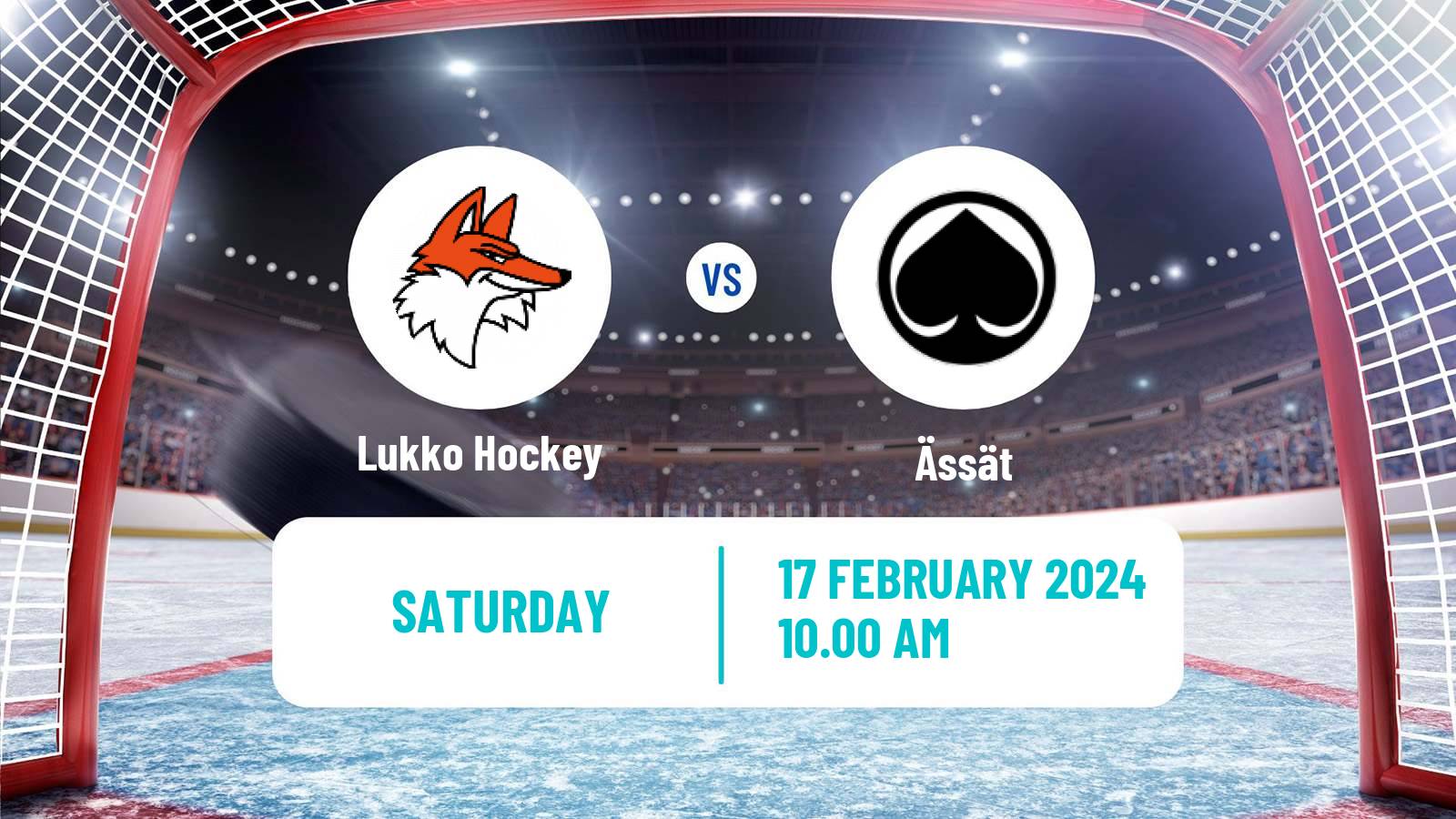 Hockey Finnish SM-liiga Lukko - Ässät