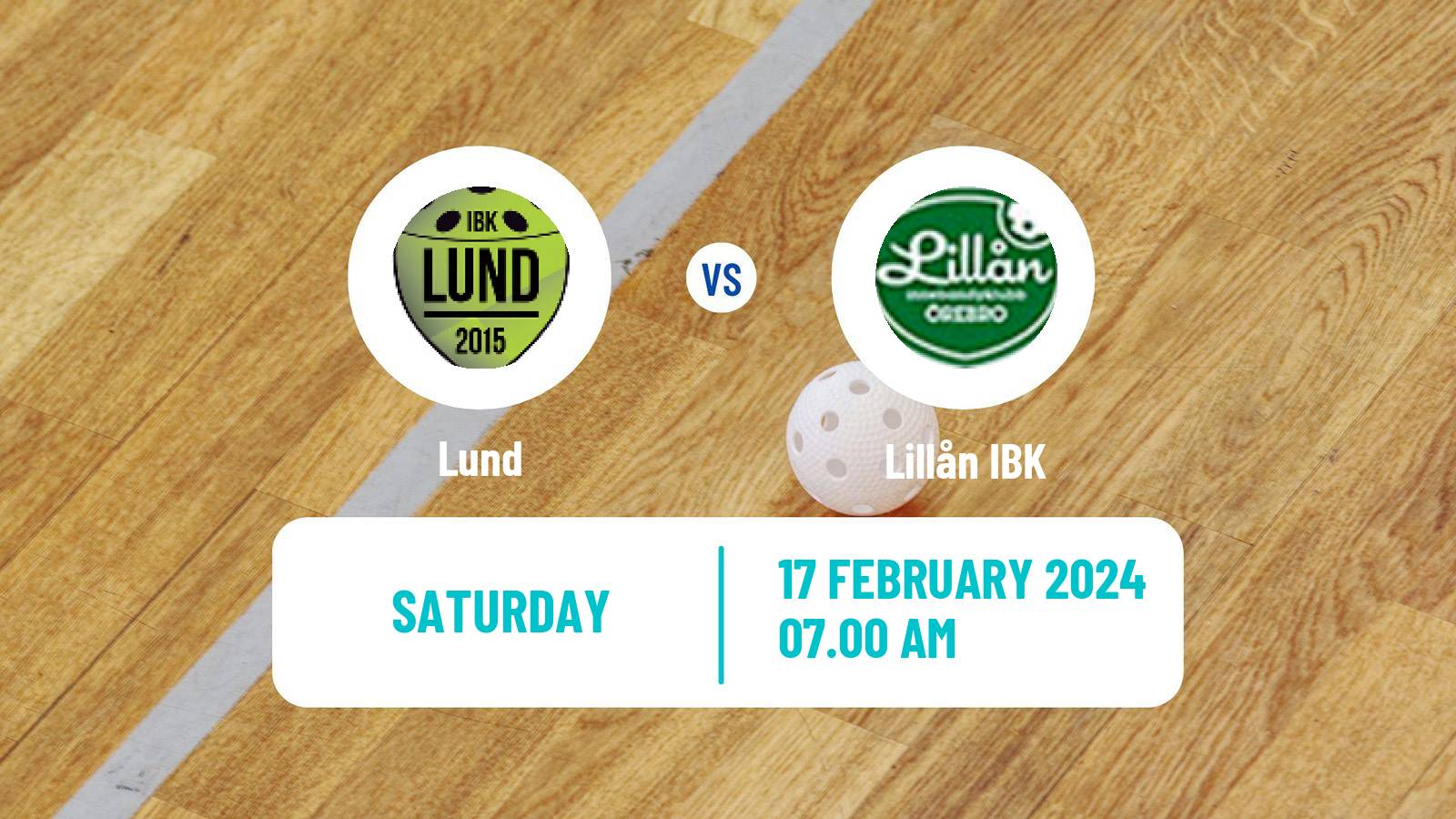 Floorball Swedish Allsvenskan Södra Floorball Lund - Lillån