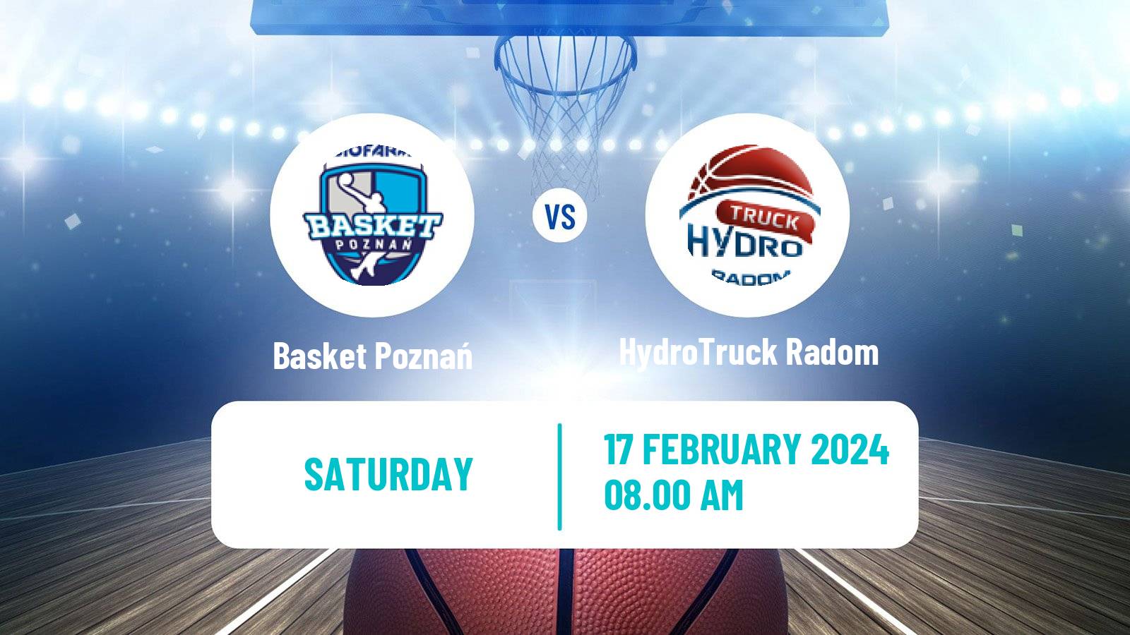 Basketball Polish 1 Liga Basketball Basket Poznań - HydroTruck Radom