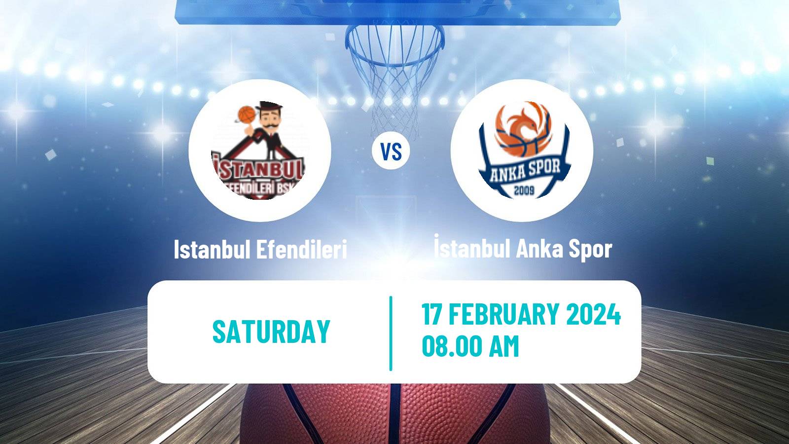 Basketball Turkish TB2L Istanbul Efendileri - İstanbul Anka Spor