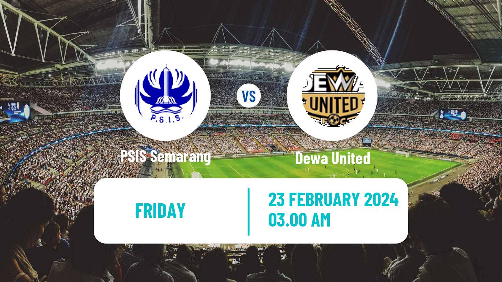 Soccer Indonesian Liga 1 PSIS Semarang - Dewa United