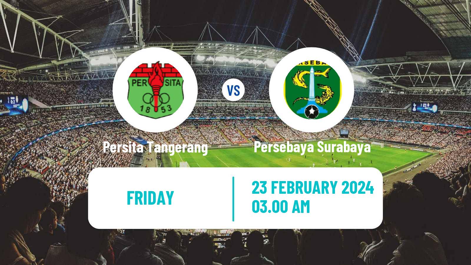 Soccer Indonesian Liga 1 Persita Tangerang - Persebaya Surabaya