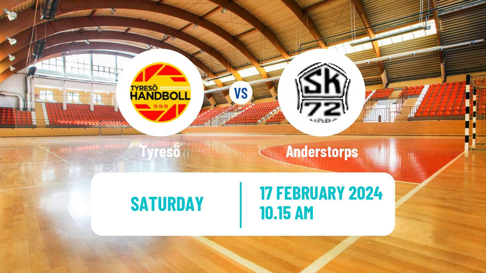 Handball Swedish Allsvenskan Handball Tyresö - Anderstorps