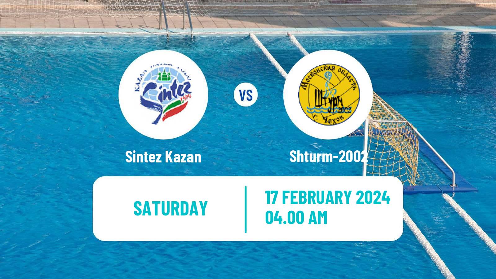 Water polo Russian Championship Water Polo Sintez Kazan - Shturm-2002