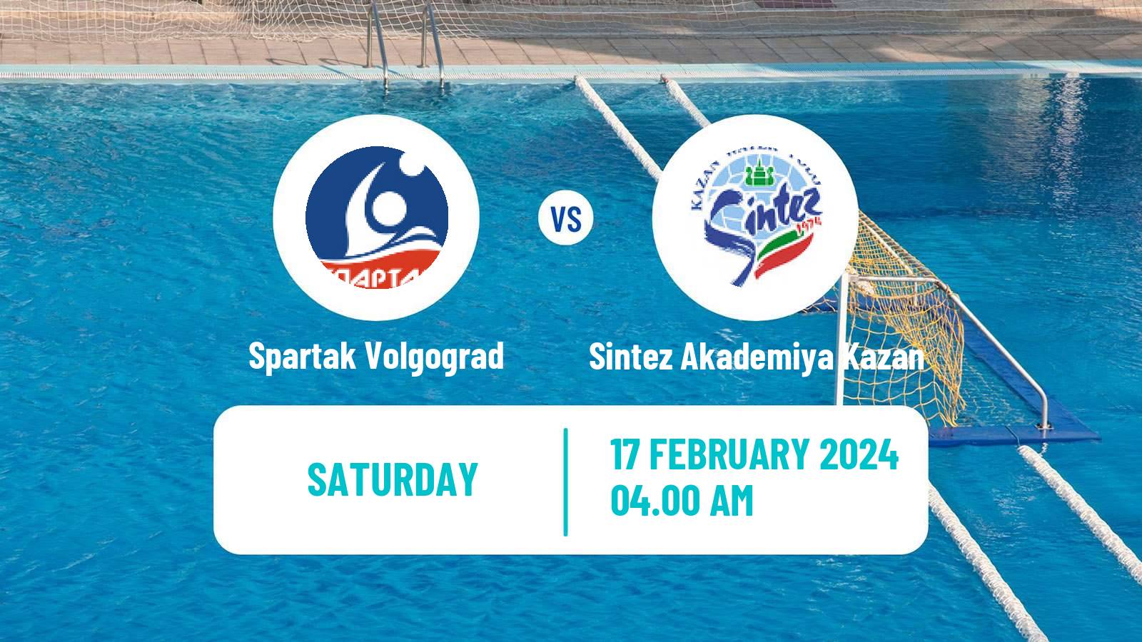 Water polo Russian Championship Water Polo Spartak Volgograd - Sintez Akademiya Kazan