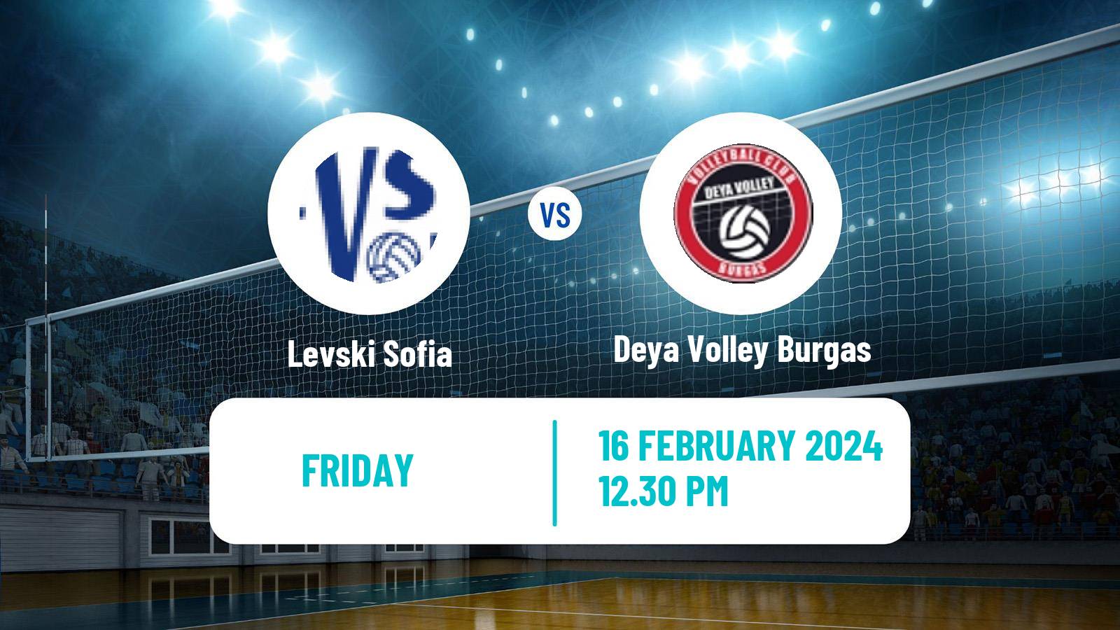 Volleyball Bulgarian SuperLiga Volleyball Levski Sofia - Deya Volley Burgas