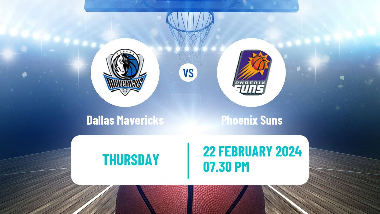 Basketball NBA Dallas Mavericks - Phoenix Suns