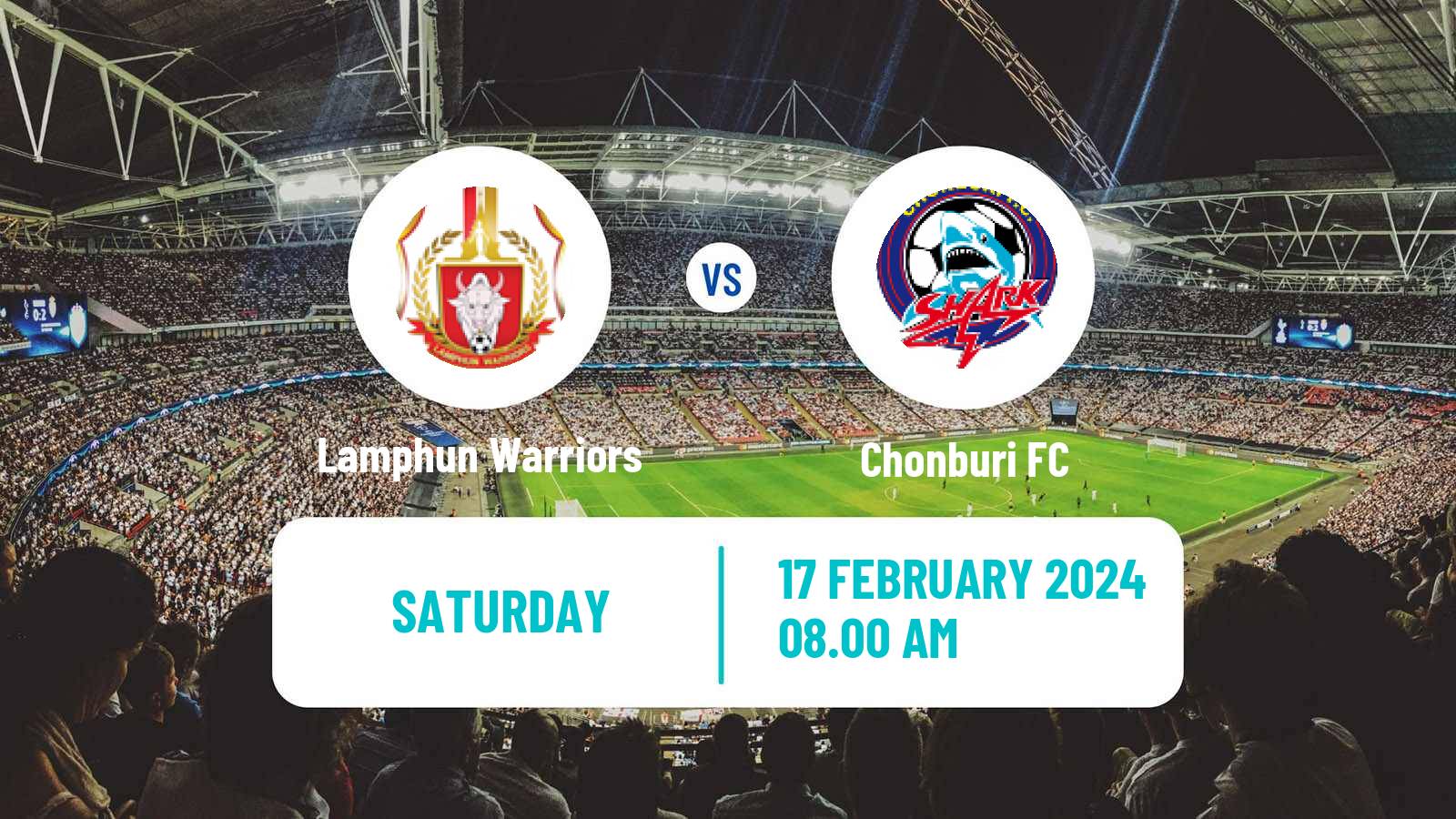 Soccer Thai League 1 Lamphun Warriors - Chonburi