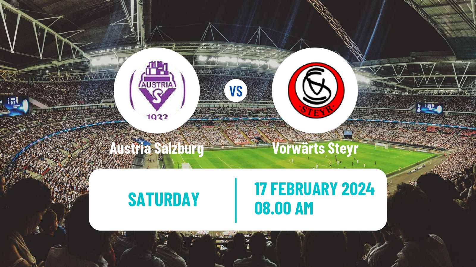 Soccer Club Friendly Austria Salzburg - Vorwärts Steyr