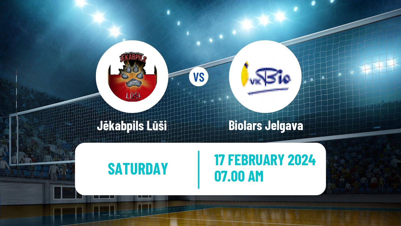 Volleyball Latvian Nacionala Liga Volleyball Jēkabpils Lūši - Biolars Jelgava