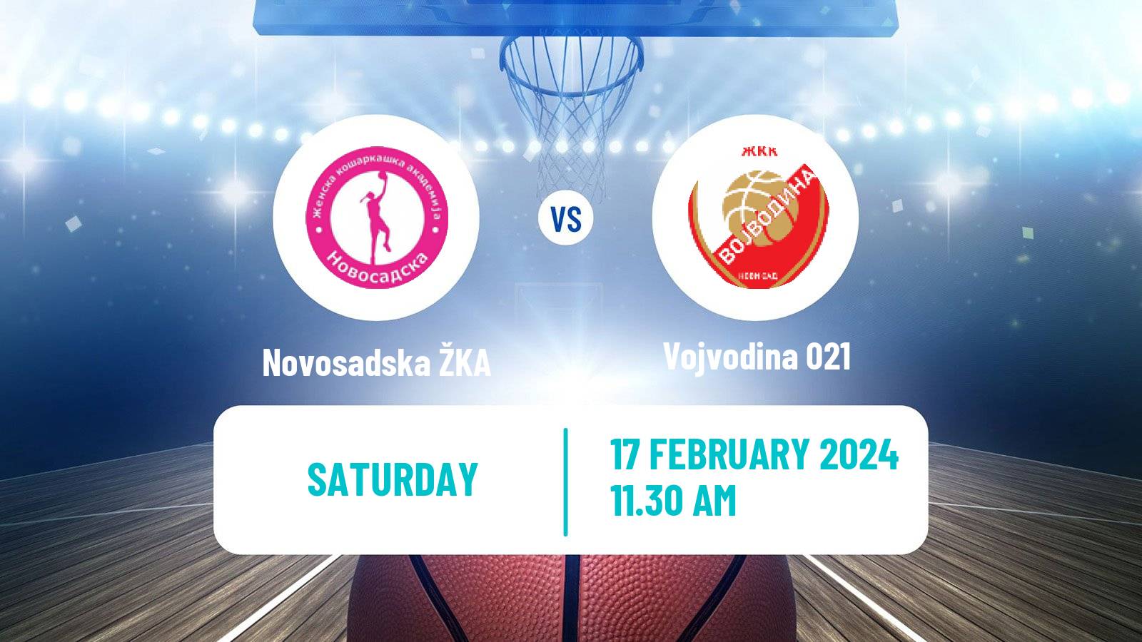 Basketball Serbian 1 ZLS Basketball Women Novosadska ŽKA - Vojvodina 021