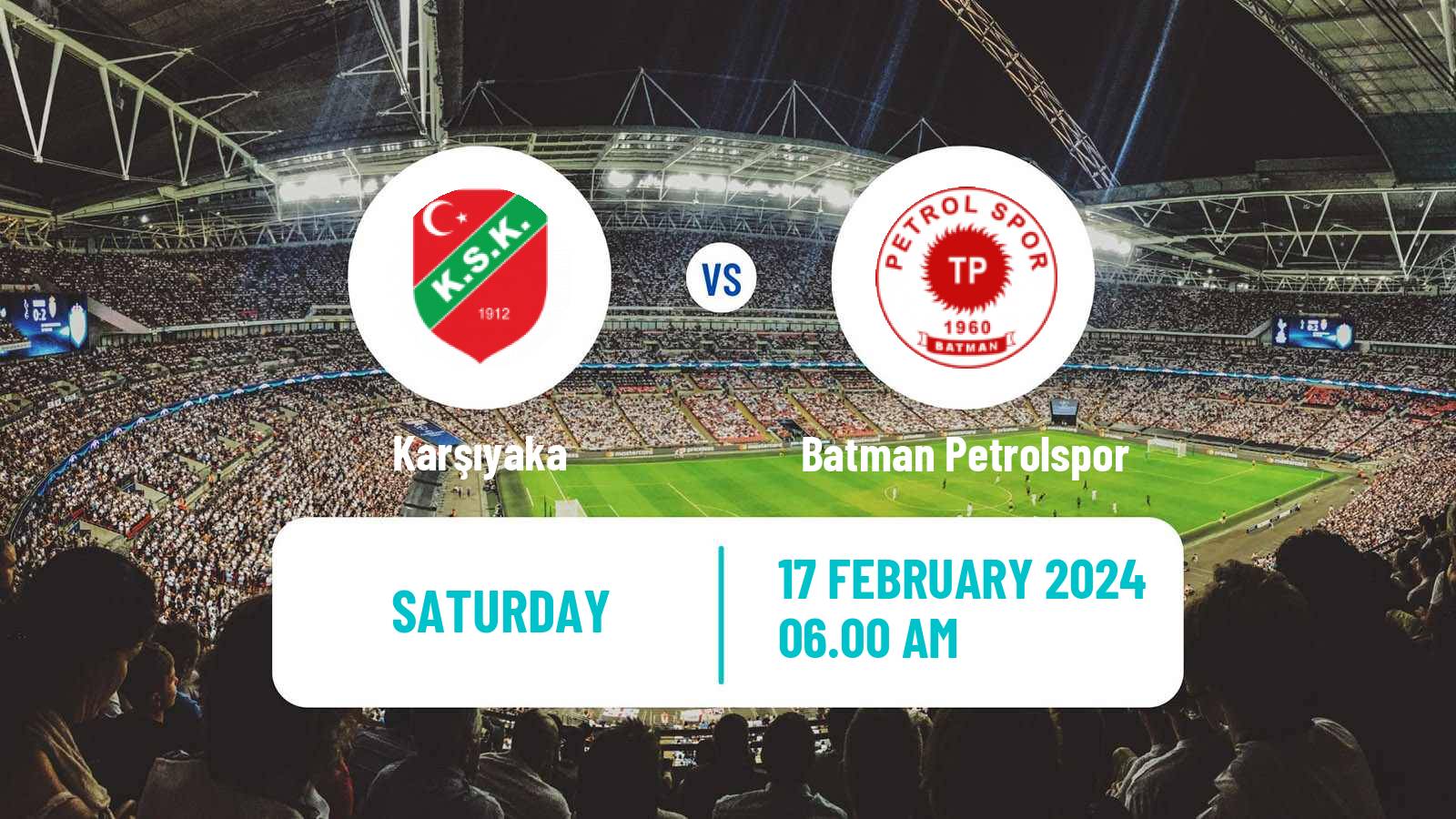 Soccer Turkish 3 Lig Group 2 Karşıyaka - Batman Petrolspor
