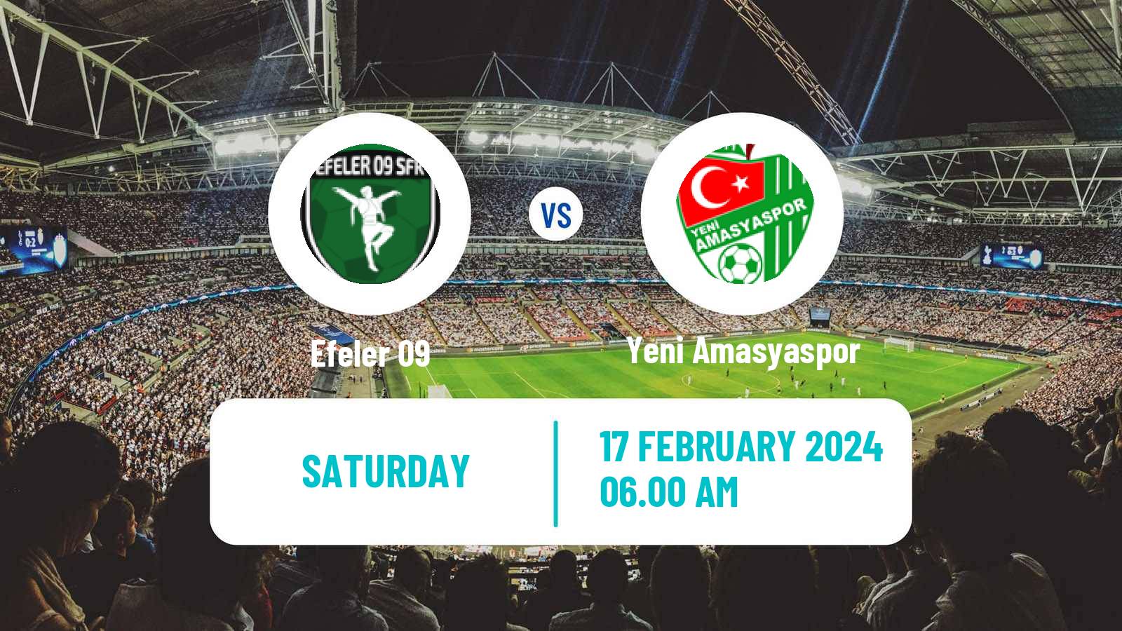 Soccer Turkish 3 Lig Group 2 Efeler 09 - Yeni Amasyaspor