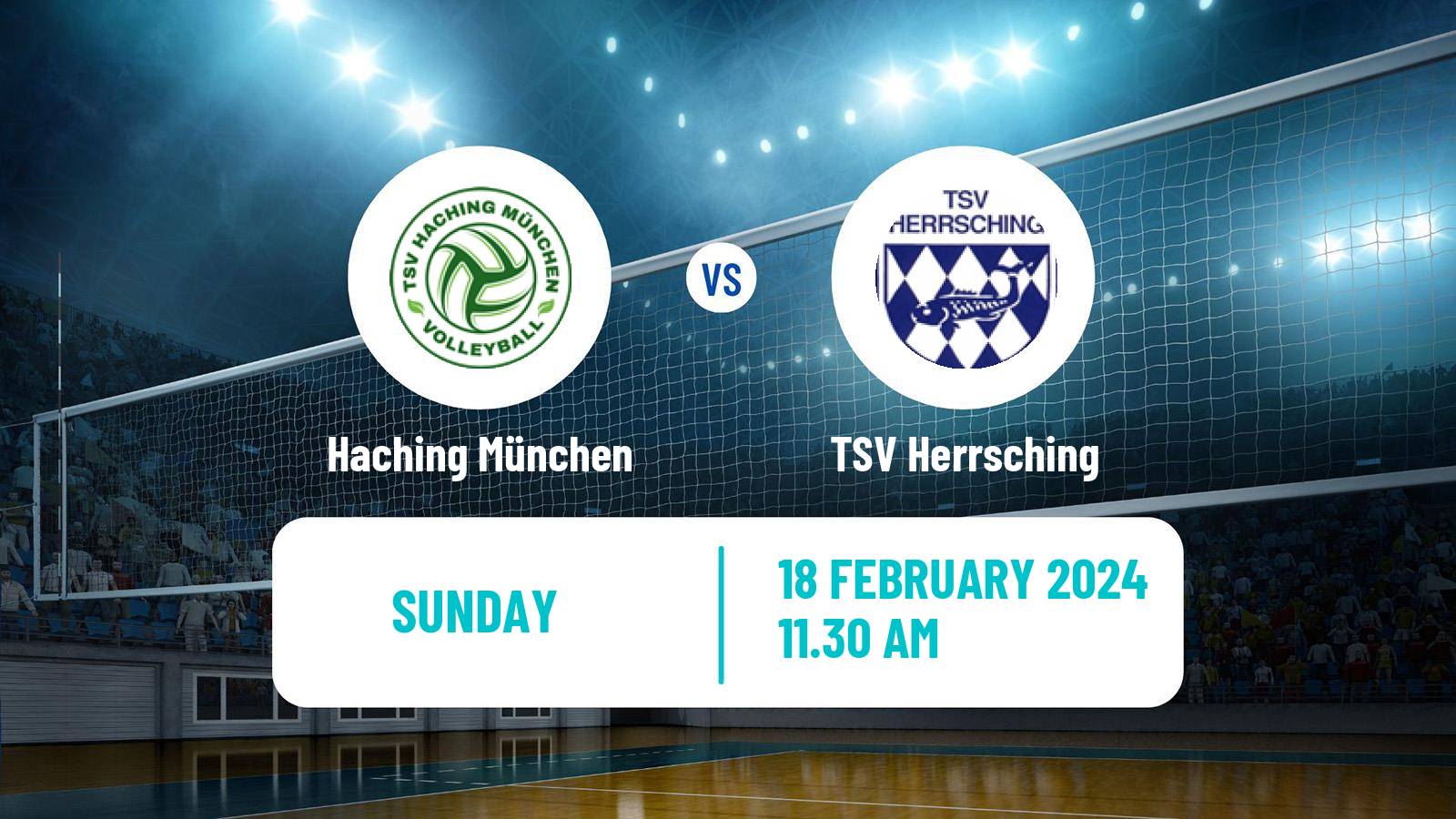 Volleyball German Bundesliga Volleyball Haching München - TSV Herrsching