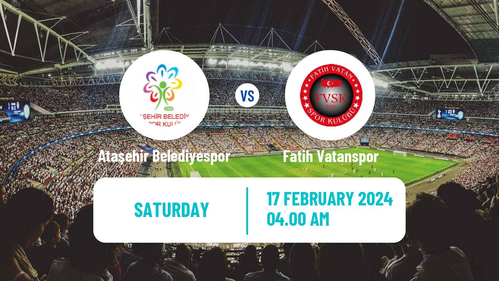 Soccer Turkish Super Lig Women Ataşehir Belediyespor - Fatih Vatanspor