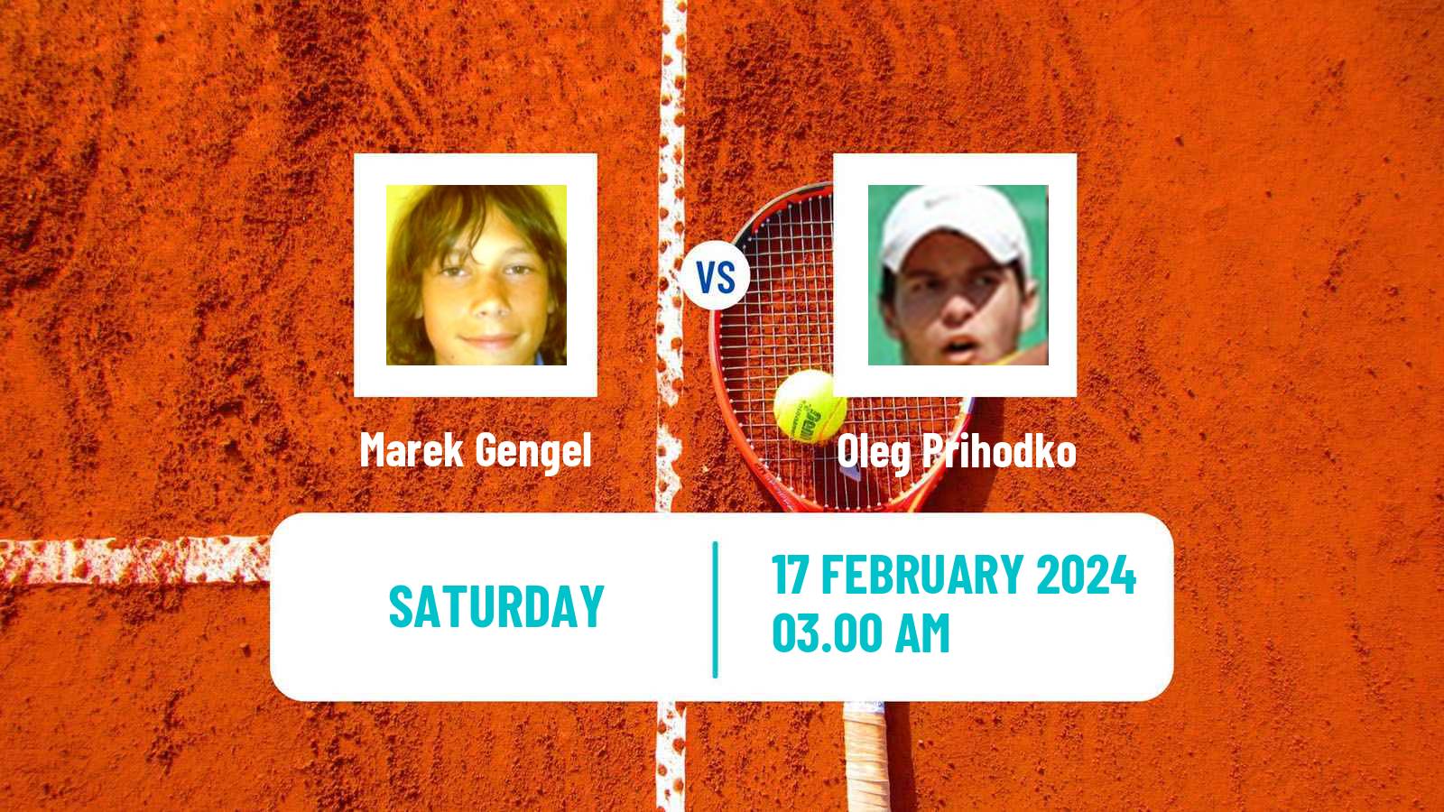 Tennis ITF M15 Sharm Elsheikh 3 Men Marek Gengel - Oleg Prihodko