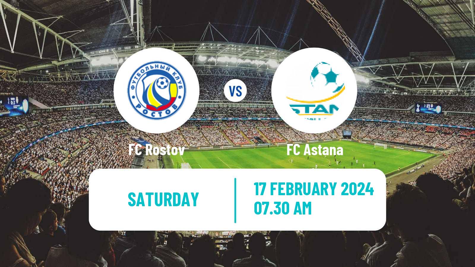 Soccer Club Friendly Rostov - Astana