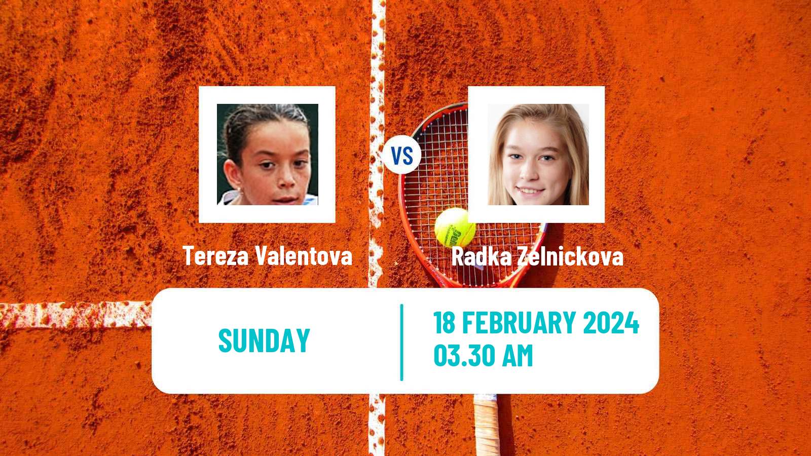 Tennis ITF W15 Monastir 5 Women Tereza Valentova - Radka Zelnickova