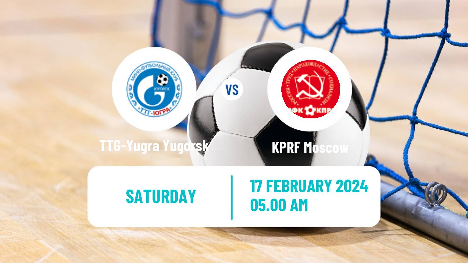 Futsal Russian Super Liga Futsal TTG-Yugra Yugorsk - KPRF