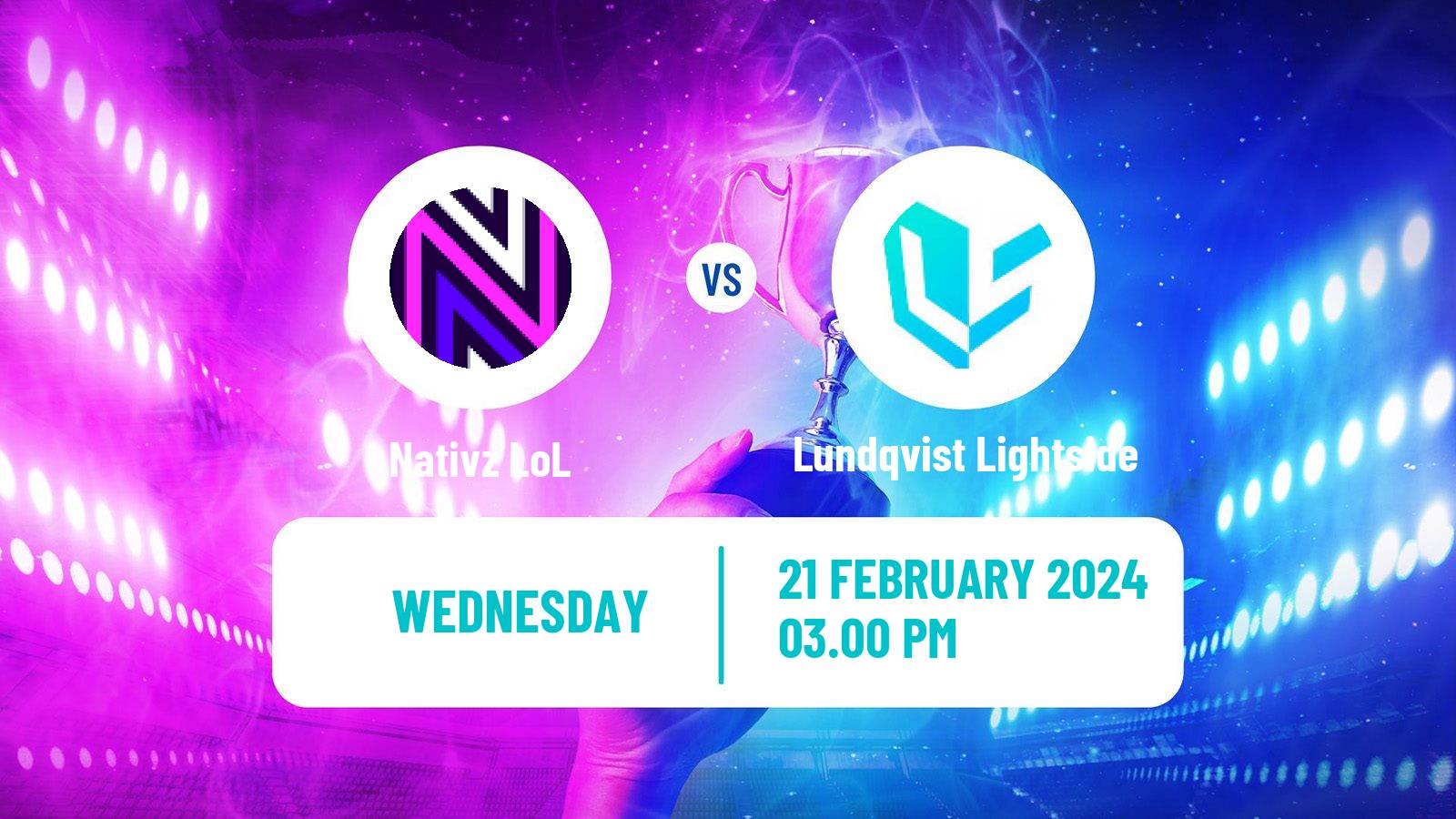 Esports League Of Legends Nlc Nativz - Lundqvist Lightside