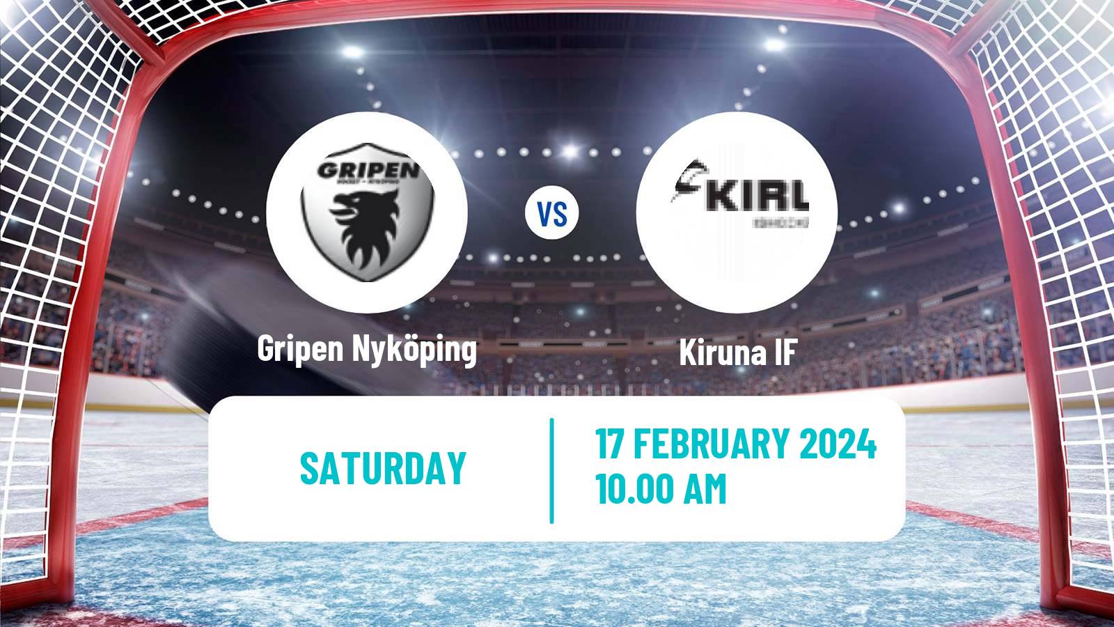 Hockey Swedish HockeyEttan Norra Gripen Nyköping - Kiruna IF