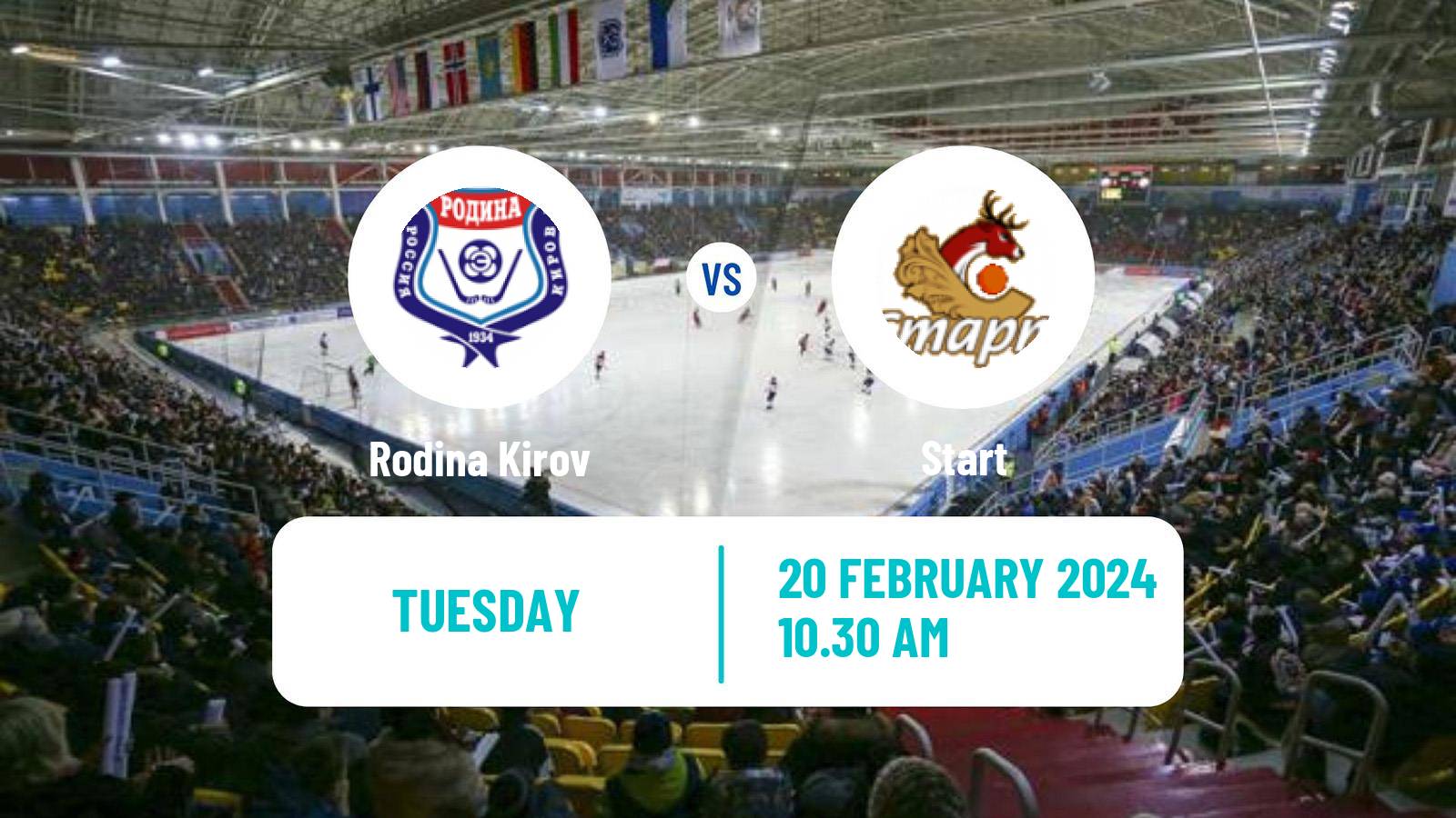 Bandy Russian Super League Bandy Rodina - Start