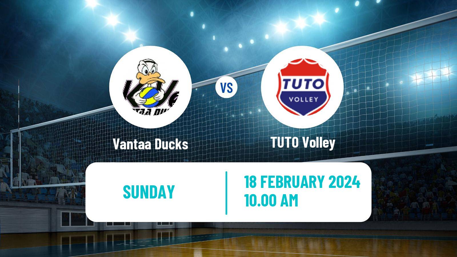 Volleyball Finnish Mestaruusliiga Volleyball Vantaa Ducks - TUTO