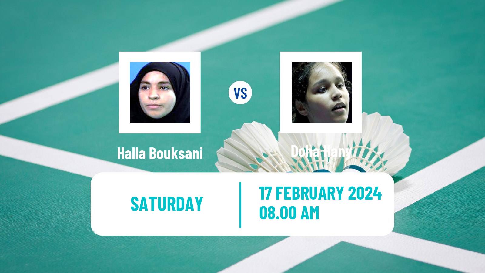 Badminton BWF Africa Championships Women Halla Bouksani - Doha Hany