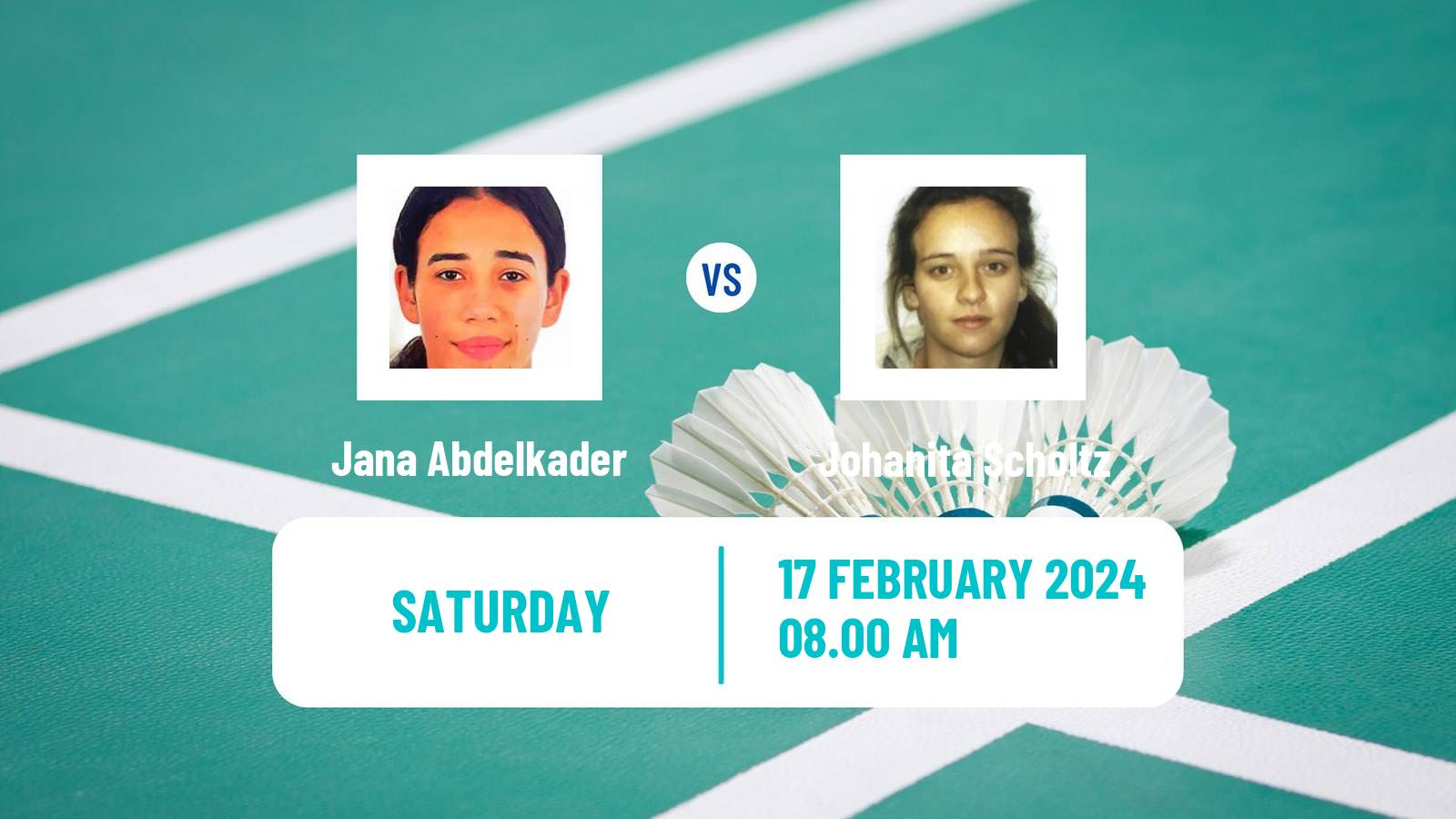 Badminton BWF Africa Championships Women Jana Abdelkader - Johanita Scholtz