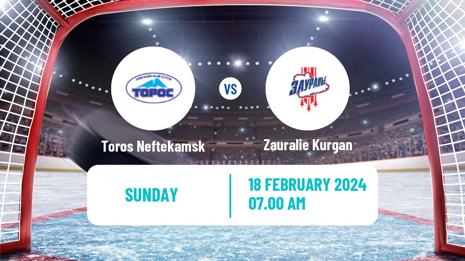 Hockey VHL Toros Neftekamsk - Zauralie Kurgan