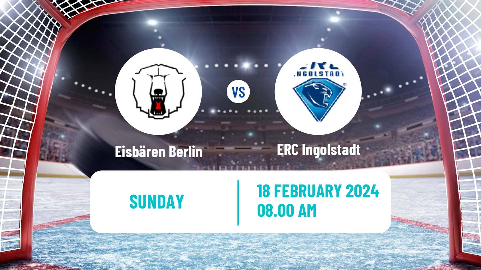 Hockey German Ice Hockey League Eisbären Berlin - ERC Ingolstadt