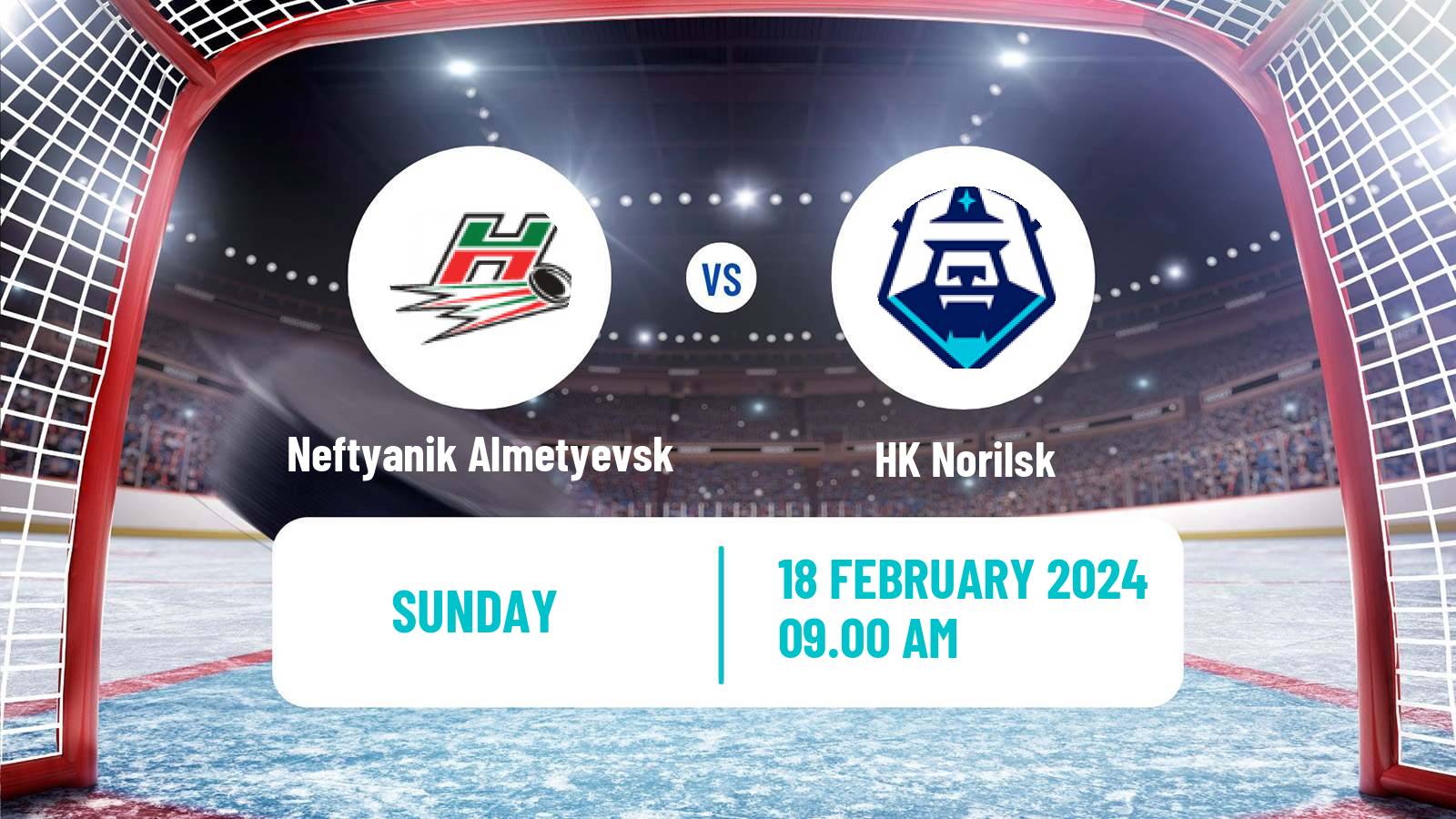Hockey VHL Neftyanik Almetyevsk - Norilsk
