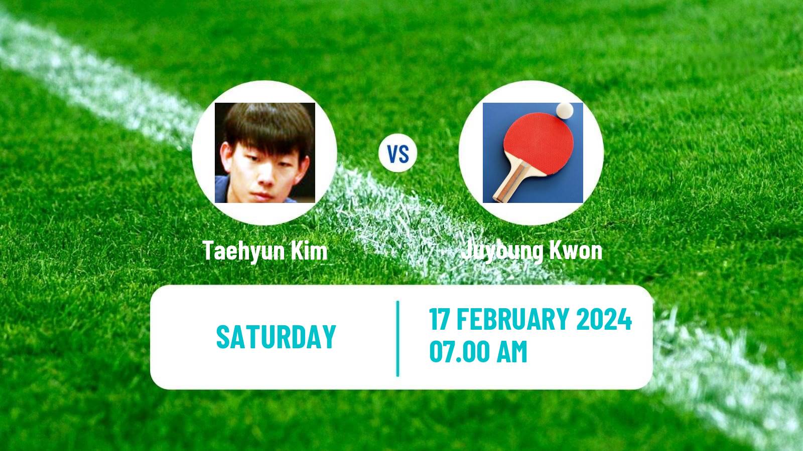 Table tennis Tt Star Series Men Taehyun Kim - Juyoung Kwon